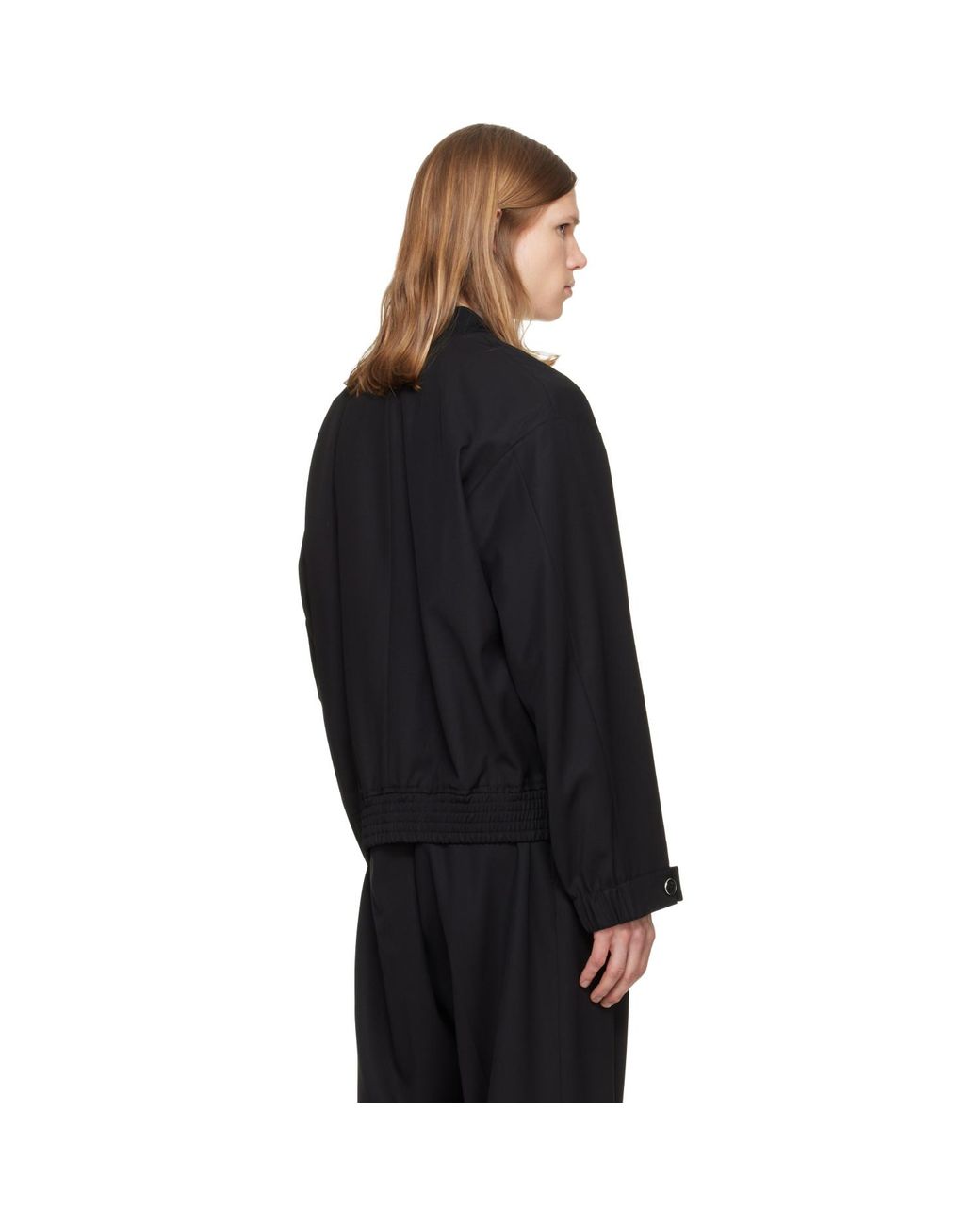 Helmut Lang Black Wardrobe Bomber Jacket for men