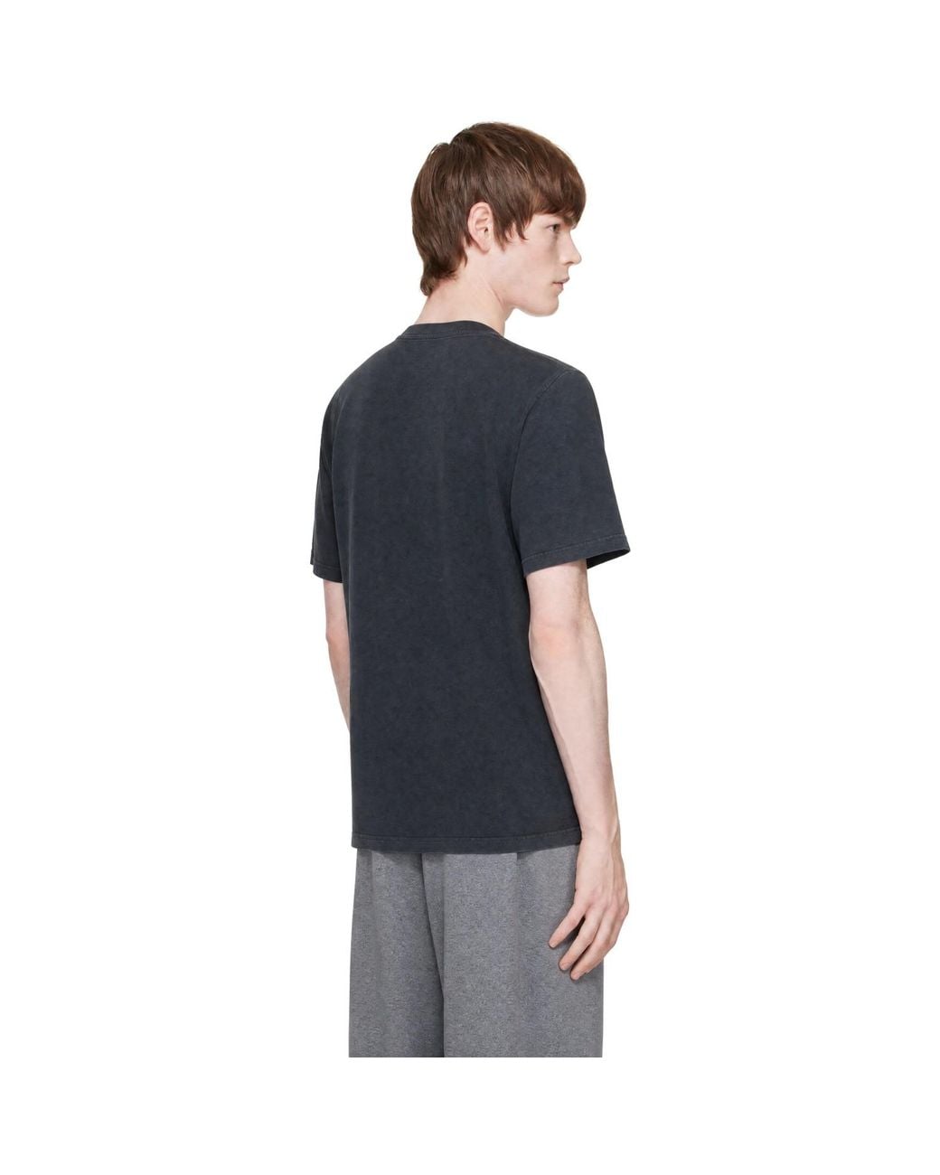 Alexander Wang Black Crystal Hotfix Pinwheel T-Shirt for men
