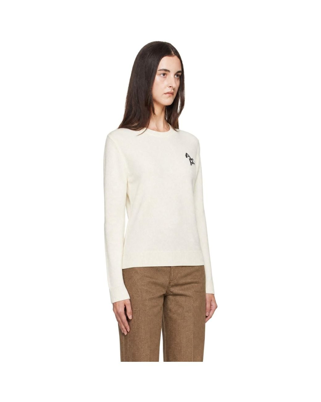 A.P.C. White Off- Sonia Sweater