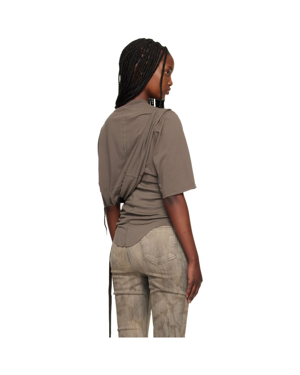 Rick Owens Multicolor Temple Jumbo Ss T-Shirt