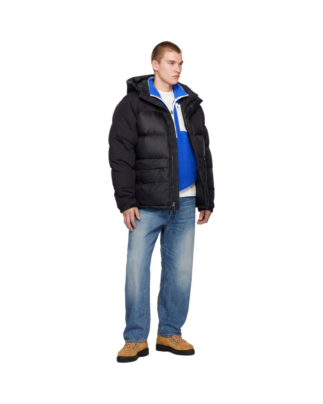 The North Face Black Hmlyn Down Parka Jacket for men