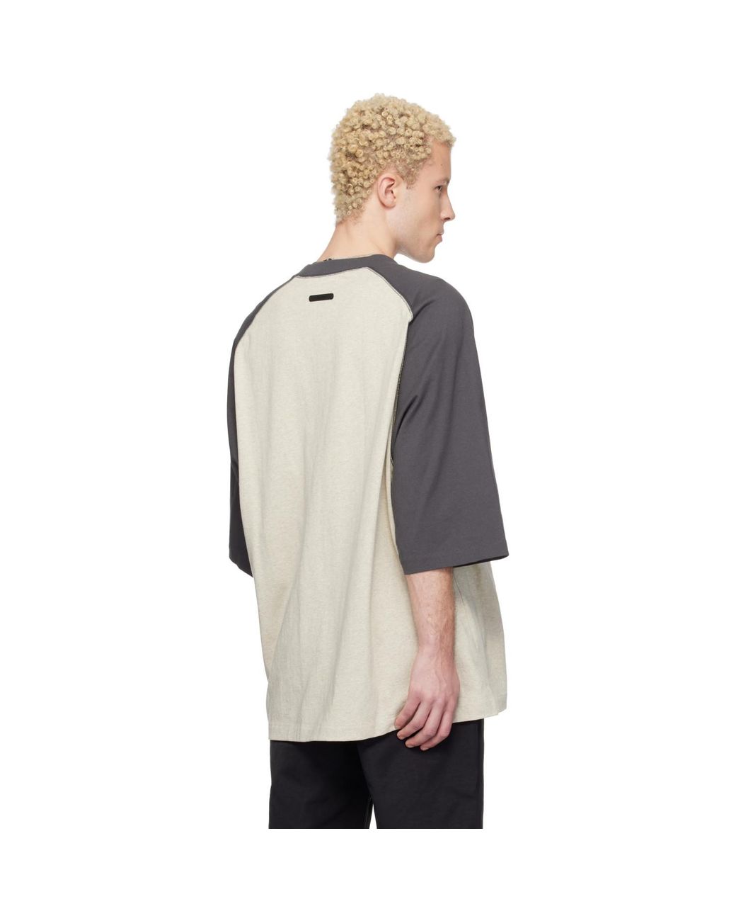 Fear Of God Natural Signature Baseball T-Shirt for men