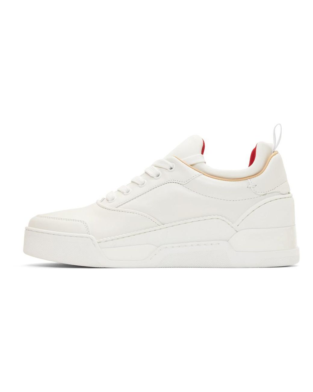 Louboutin white Aurelien  Luxury sneakers men, Louboutin shoes