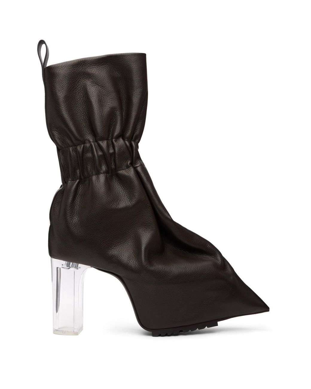 Rick Owens Black Tower Pull-On Cuffed Taquito Boots for men