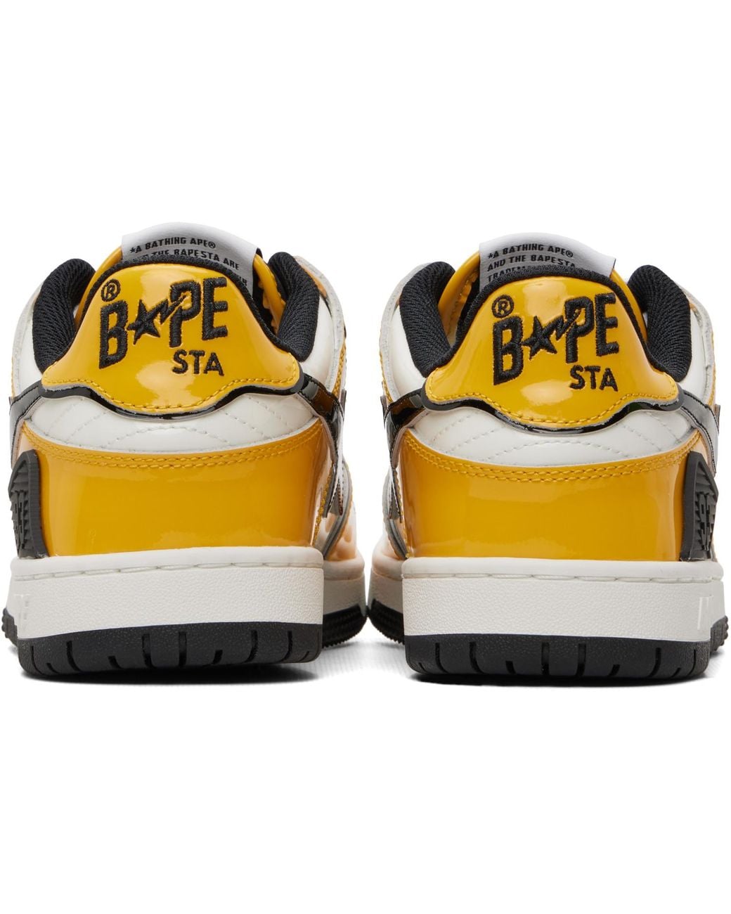 A Bathing Ape Yellow Sk8 Sta Icon #1 M2 Sneakers for men