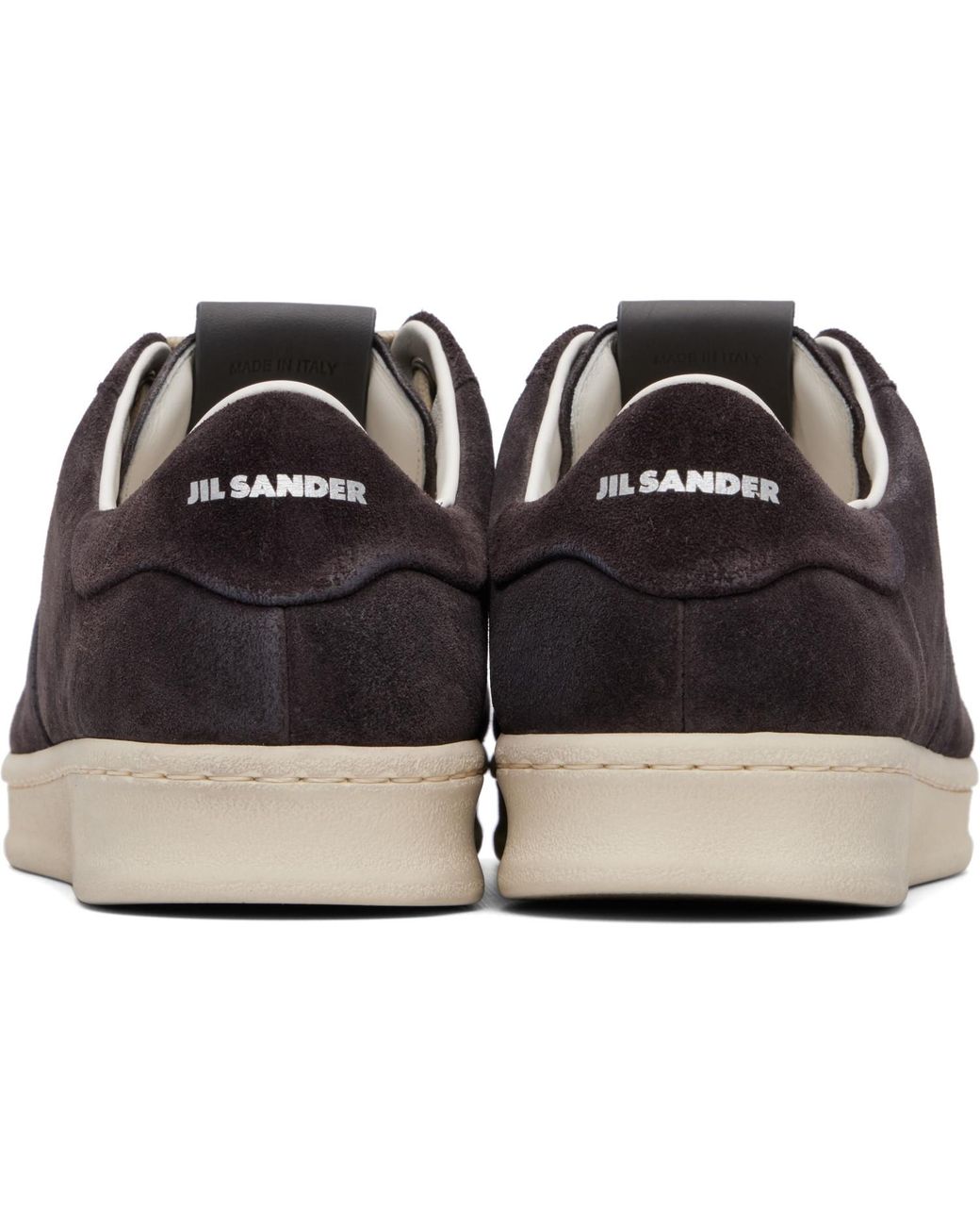 Jil Sander Black Calfskin Sneakers for men
