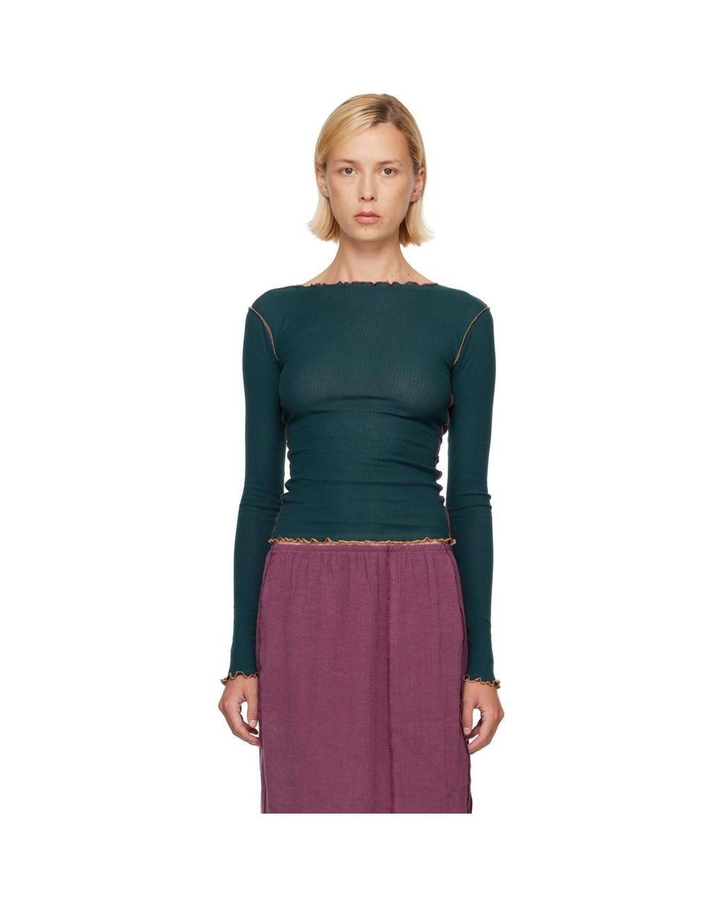 Baserange Green Vein Long Sleeve T-Shirt