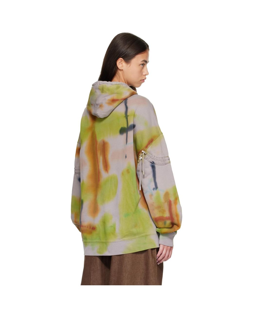 Collina Strada Green Taupe Star Hoodie