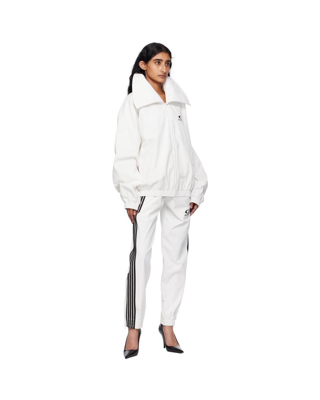 Balenciaga Black Striped Track Pants