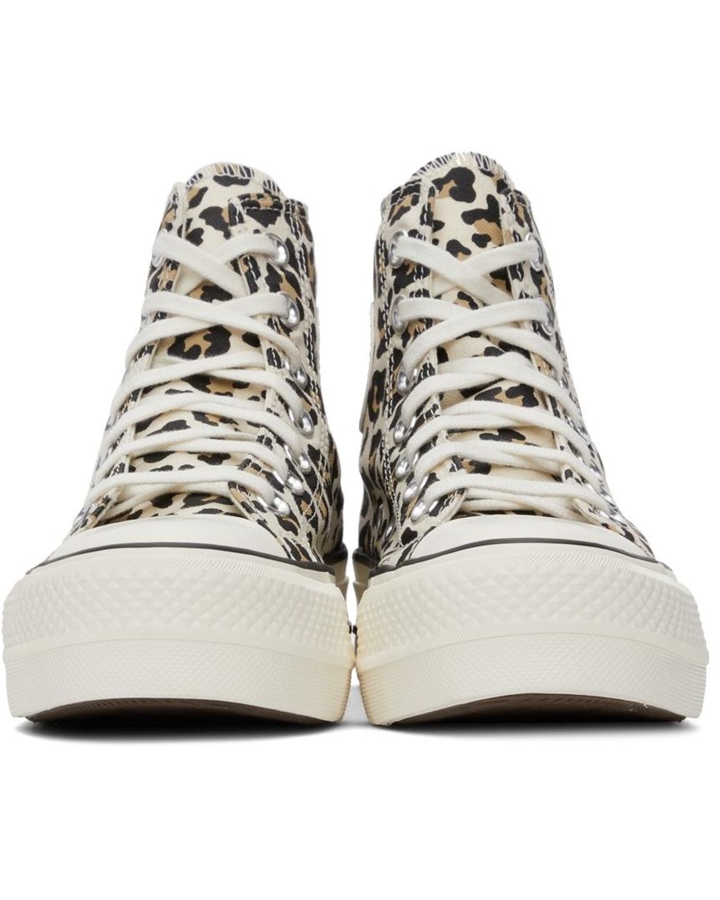 Baskets montantes chuck taylor all star lift es à motif léopard Converse |  Lyst