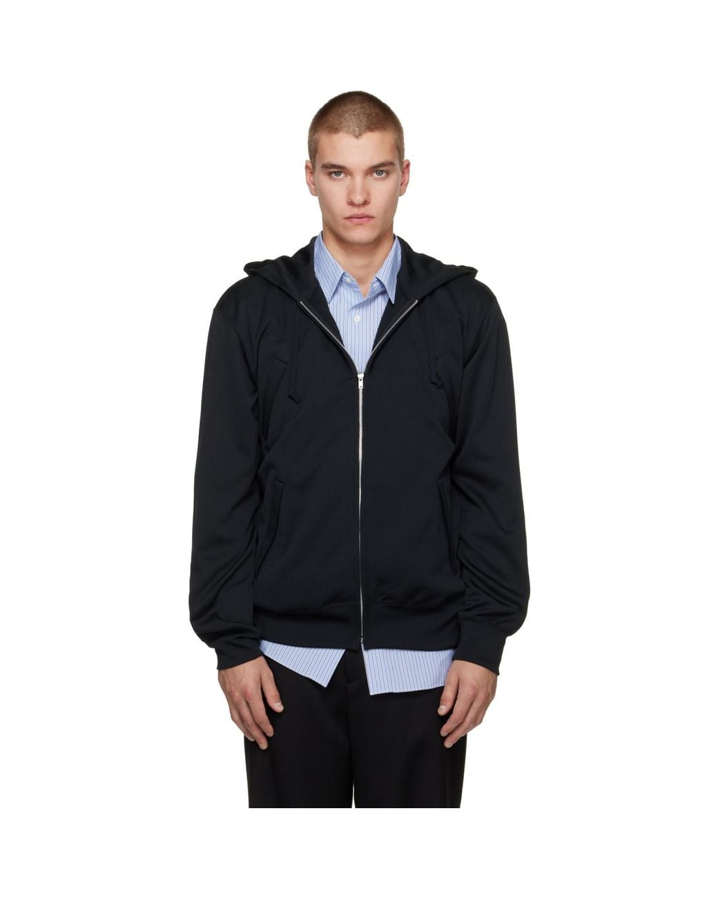Comme des Garçons Black Four Pocket Hoodie for men