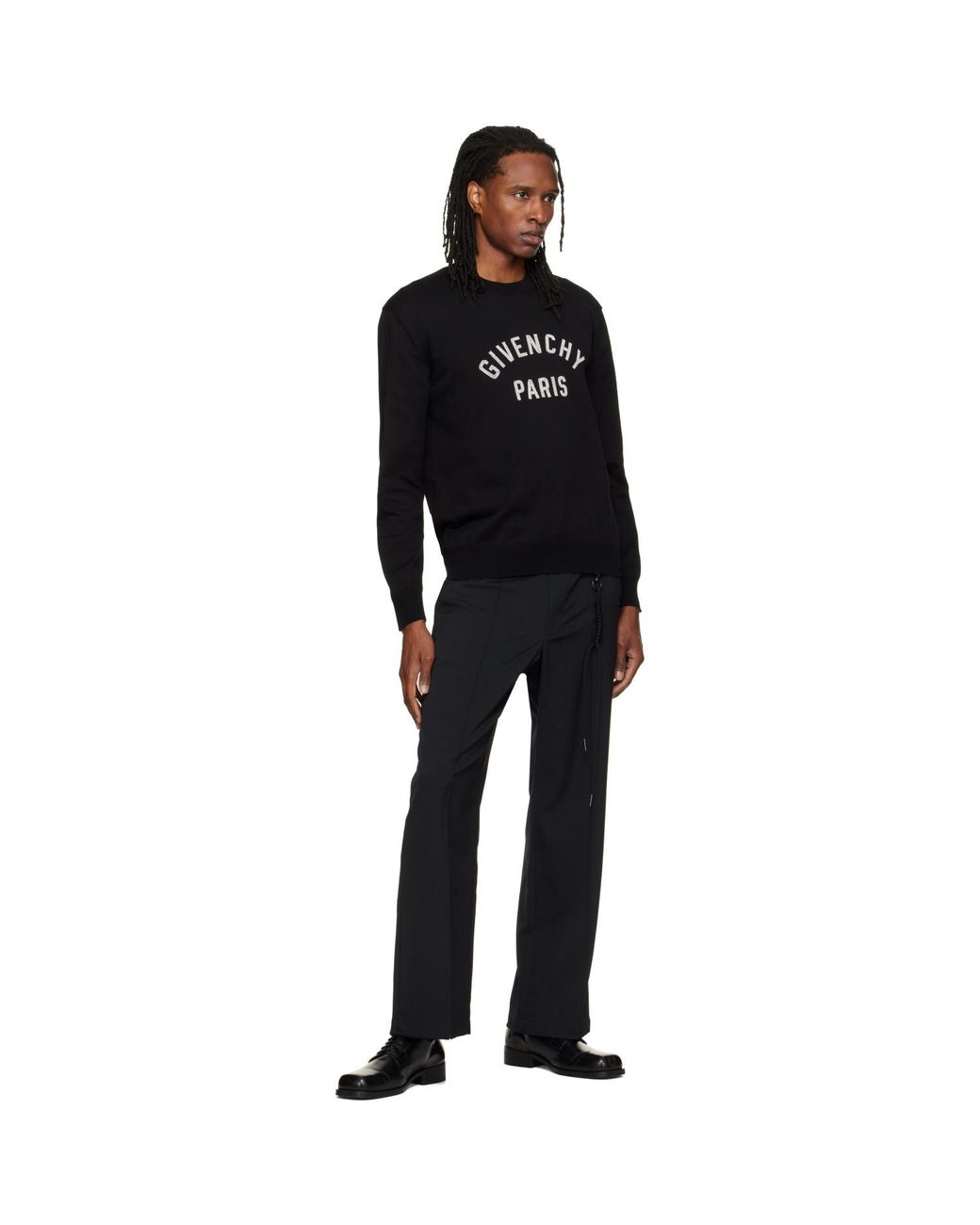 Pull Noir À Logo Perlé Givenchy pour homme en coloris Black