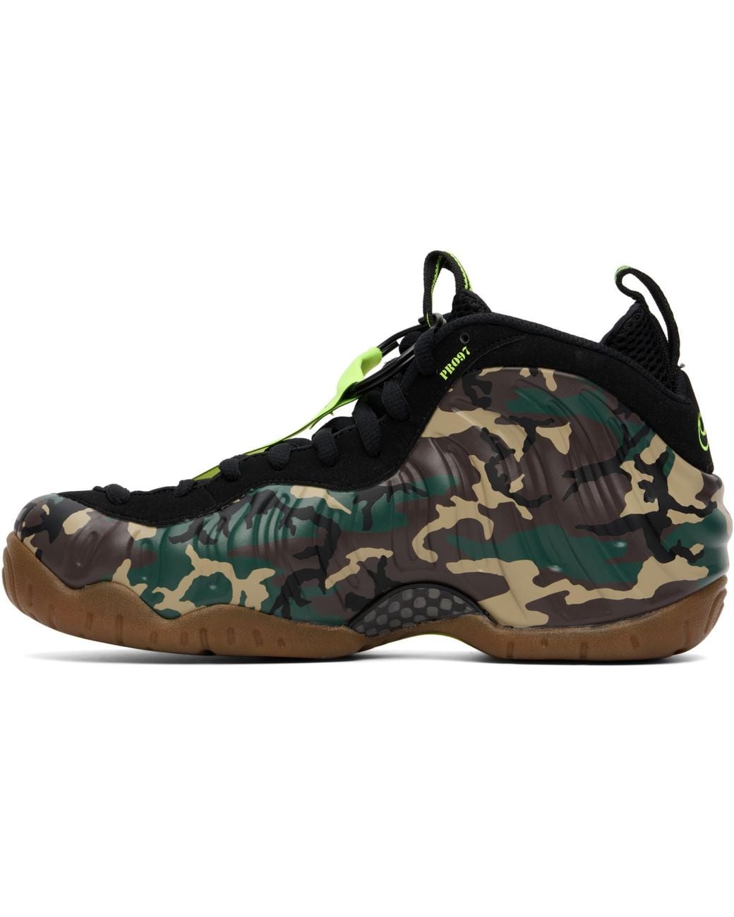 Nike Green Khaki Air Foamposite Pro Prm Sneakers for men