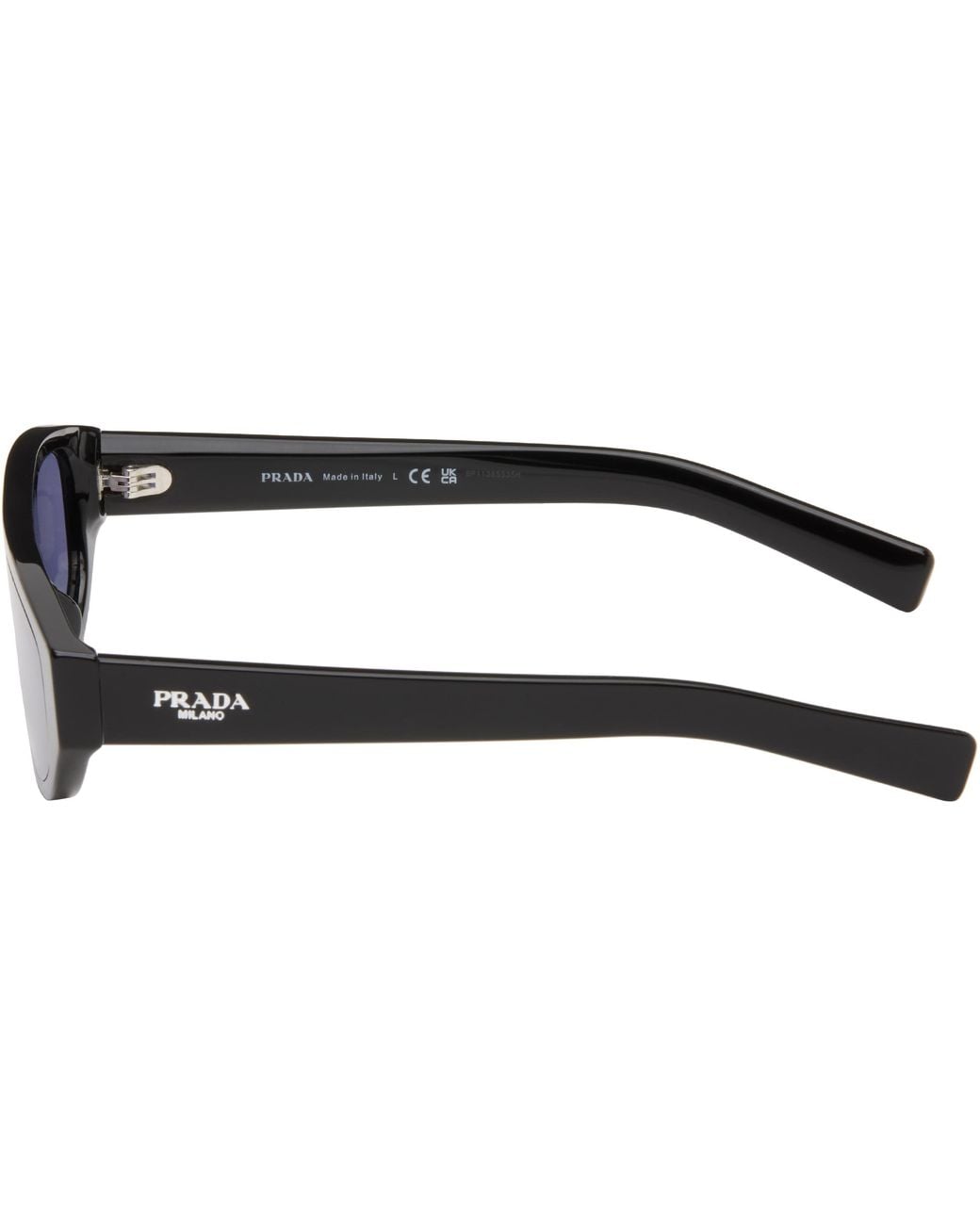 Prada Black Rectangular Sunglasses
