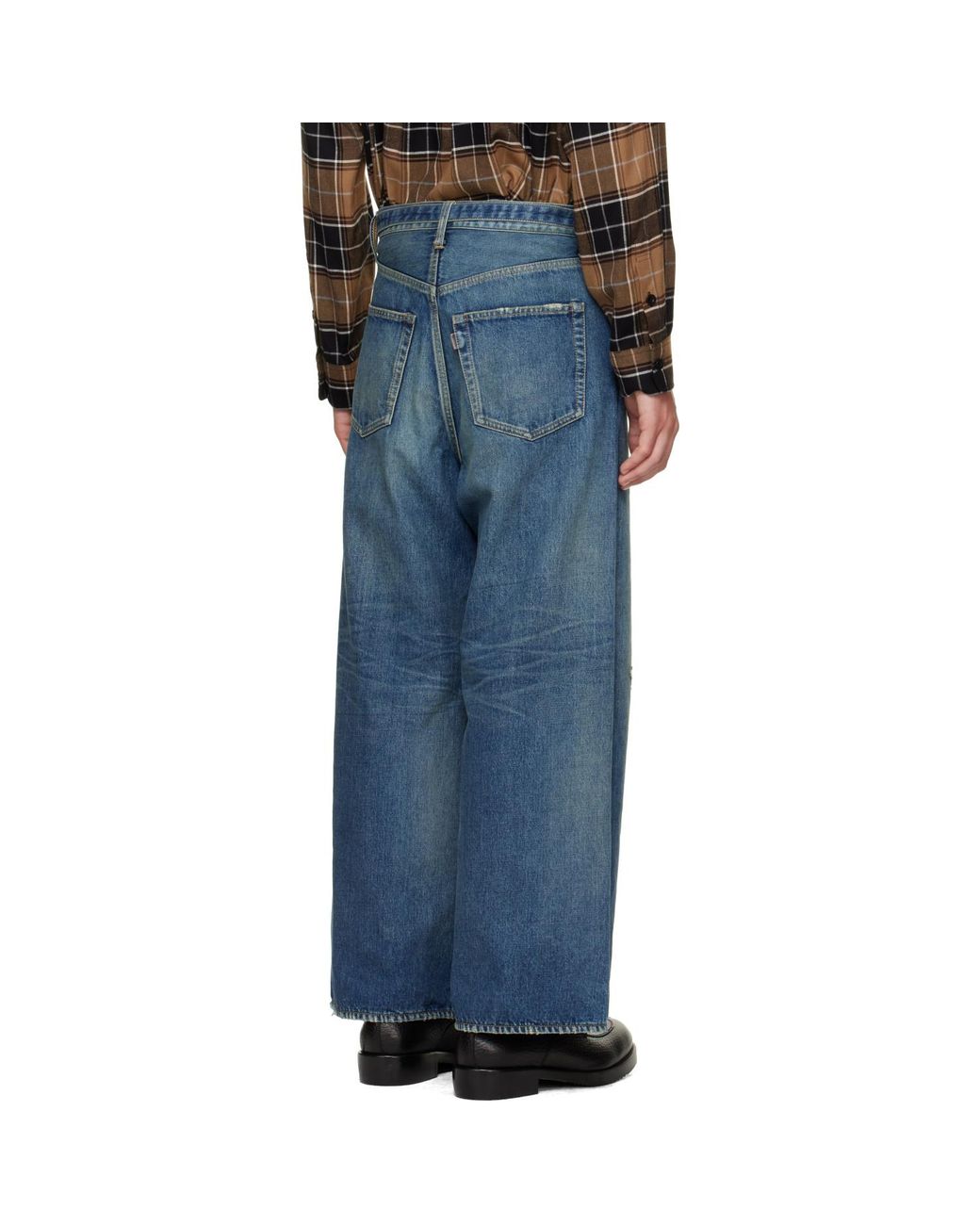 Sacai Blue Beyondexx Jeans for men