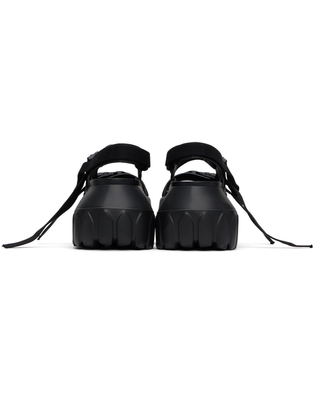 美品 rick owens MEGA TRACTOR SANDAL ブラック Rick Owens Hollywood Mega Tractor Sandals in Black for Men | Lyst