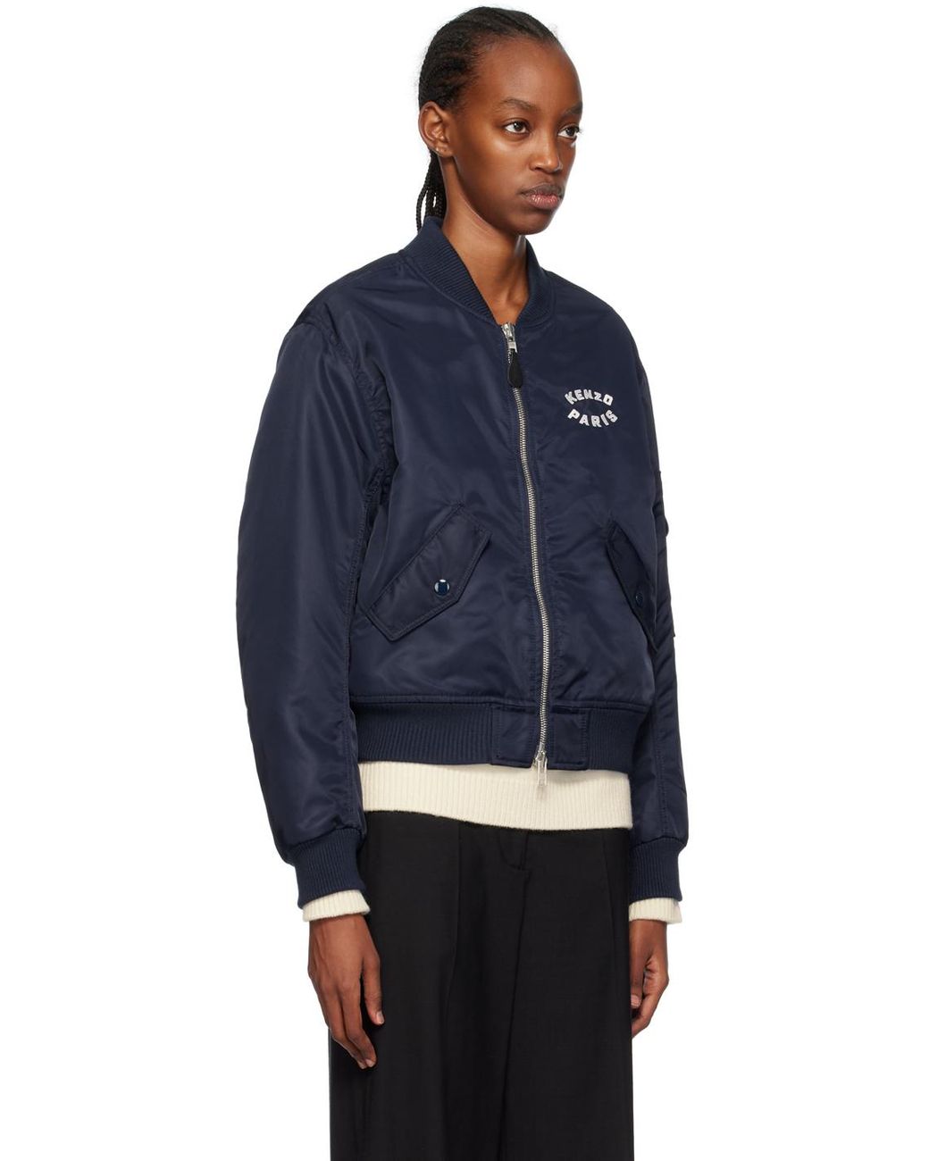 KENZO ネイビー Paris Lucky Tiger ボンバージャケット ブルー KENZO ネイビー Paris Lucky Tiger ボンバージャケット ブルー