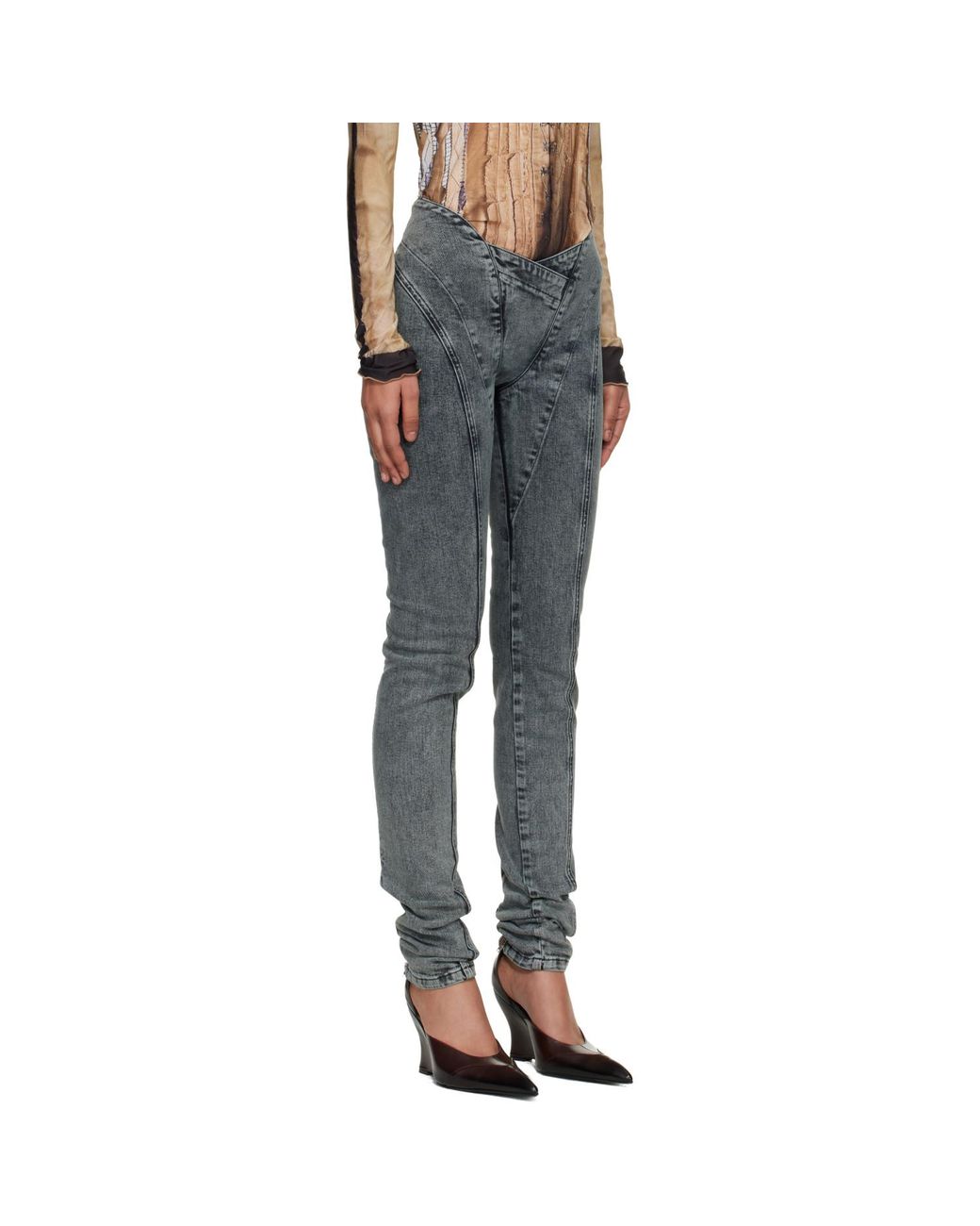 Jean Celest Gris KNWLS en coloris Black