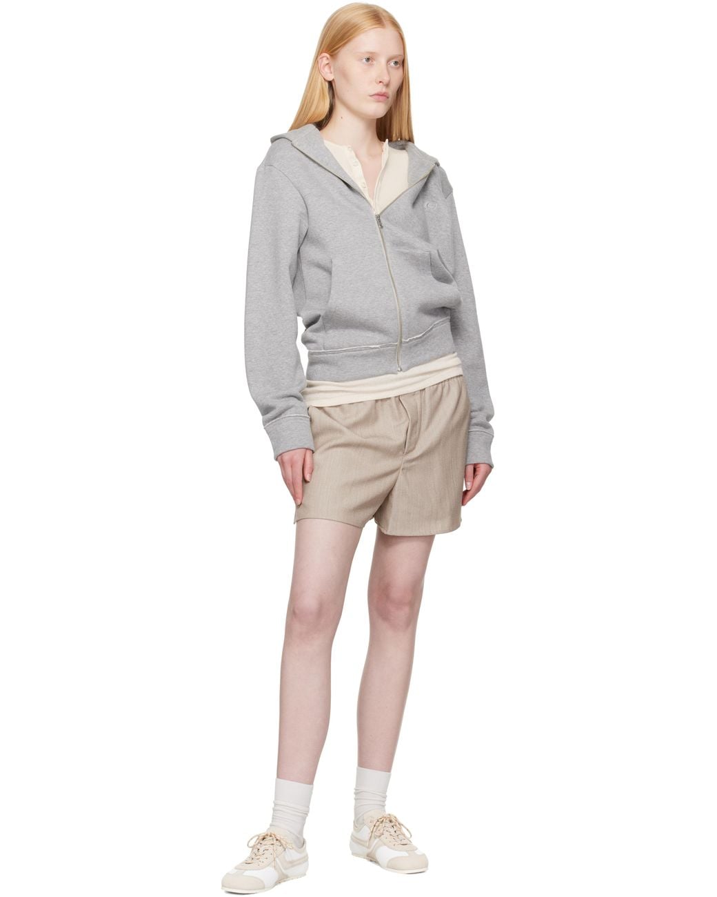 AMI Multicolor Wool Elasticated Shorts