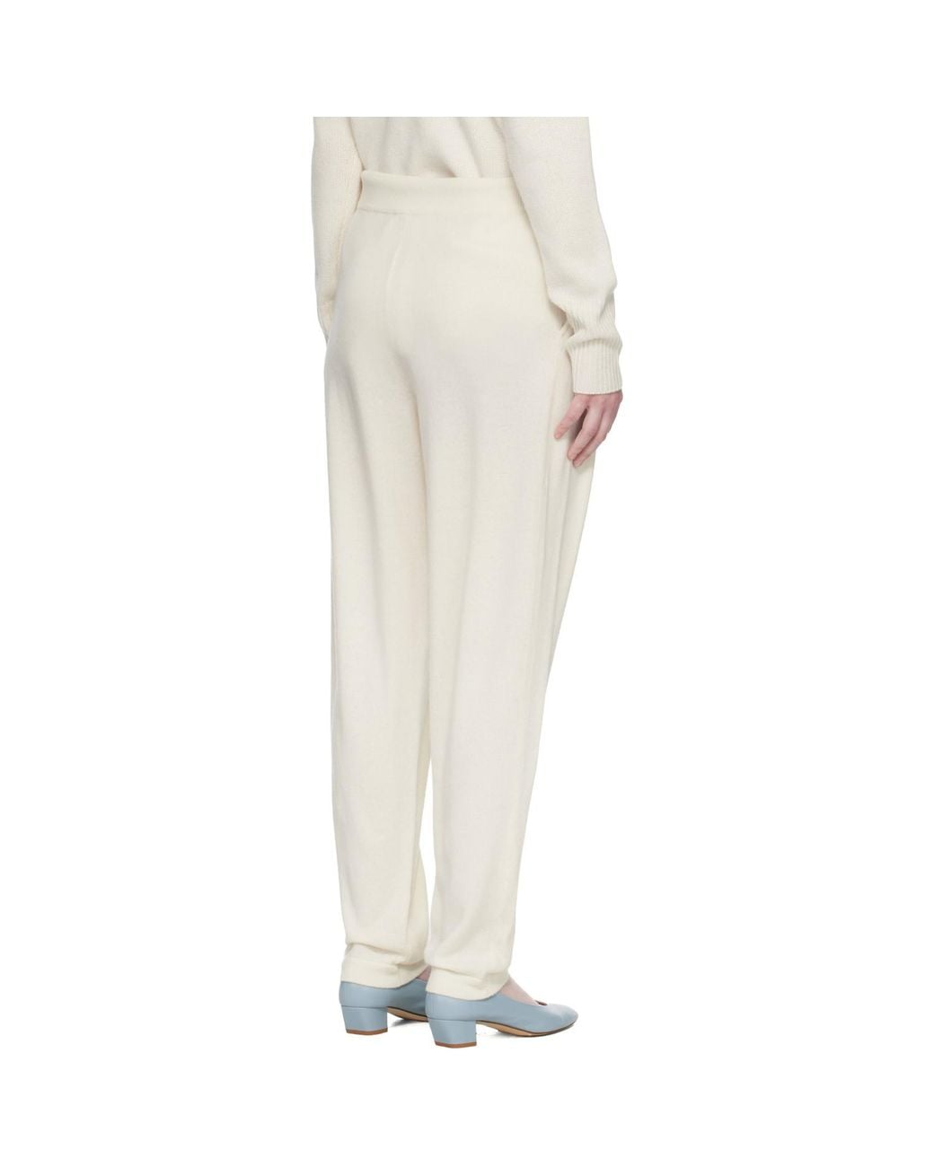 Lisa Yang White Off- 'The Jo' Lounge Pants