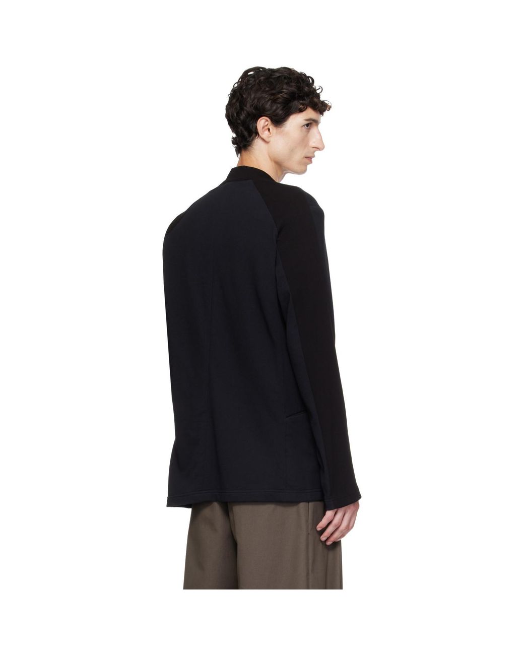 Kiko Kostadinov Black Koru Slim Blazer for men