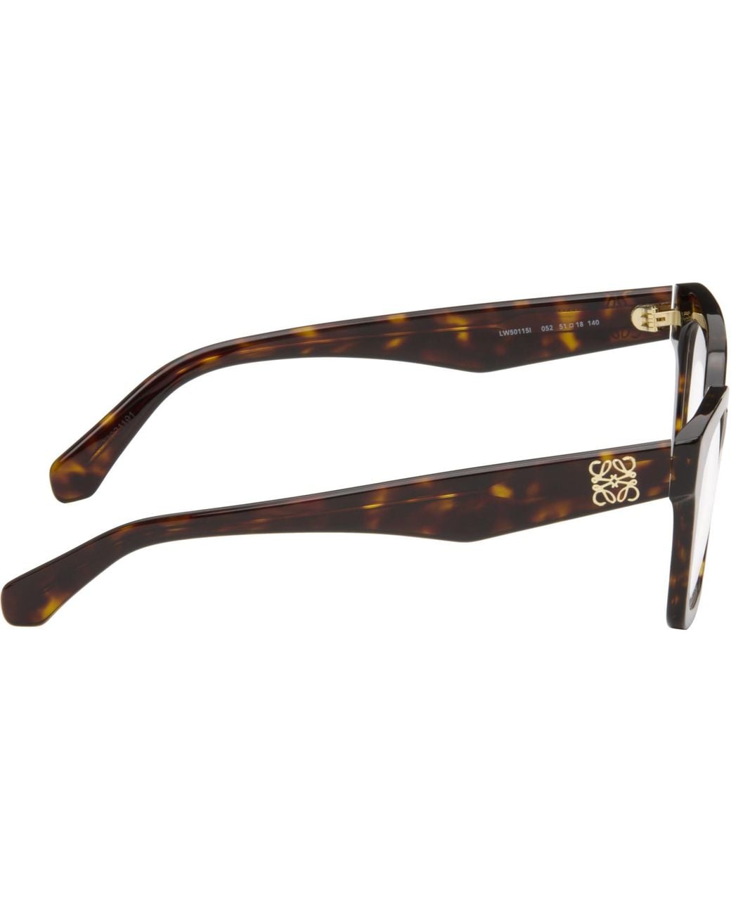 Loewe Black Anagram Glasses