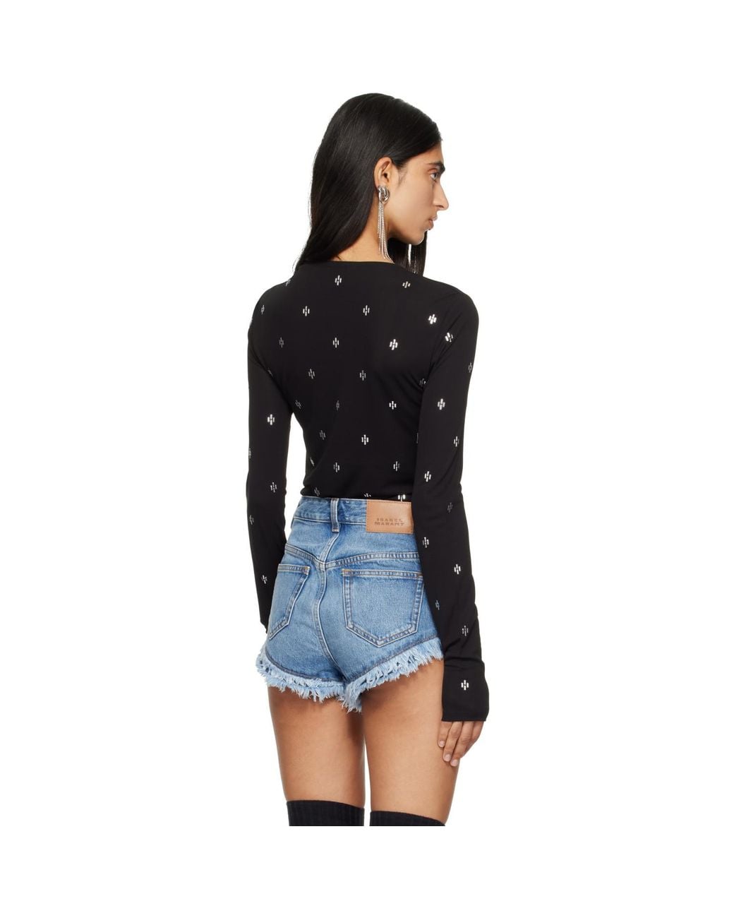 Isabel Marant Black Myza Blouse