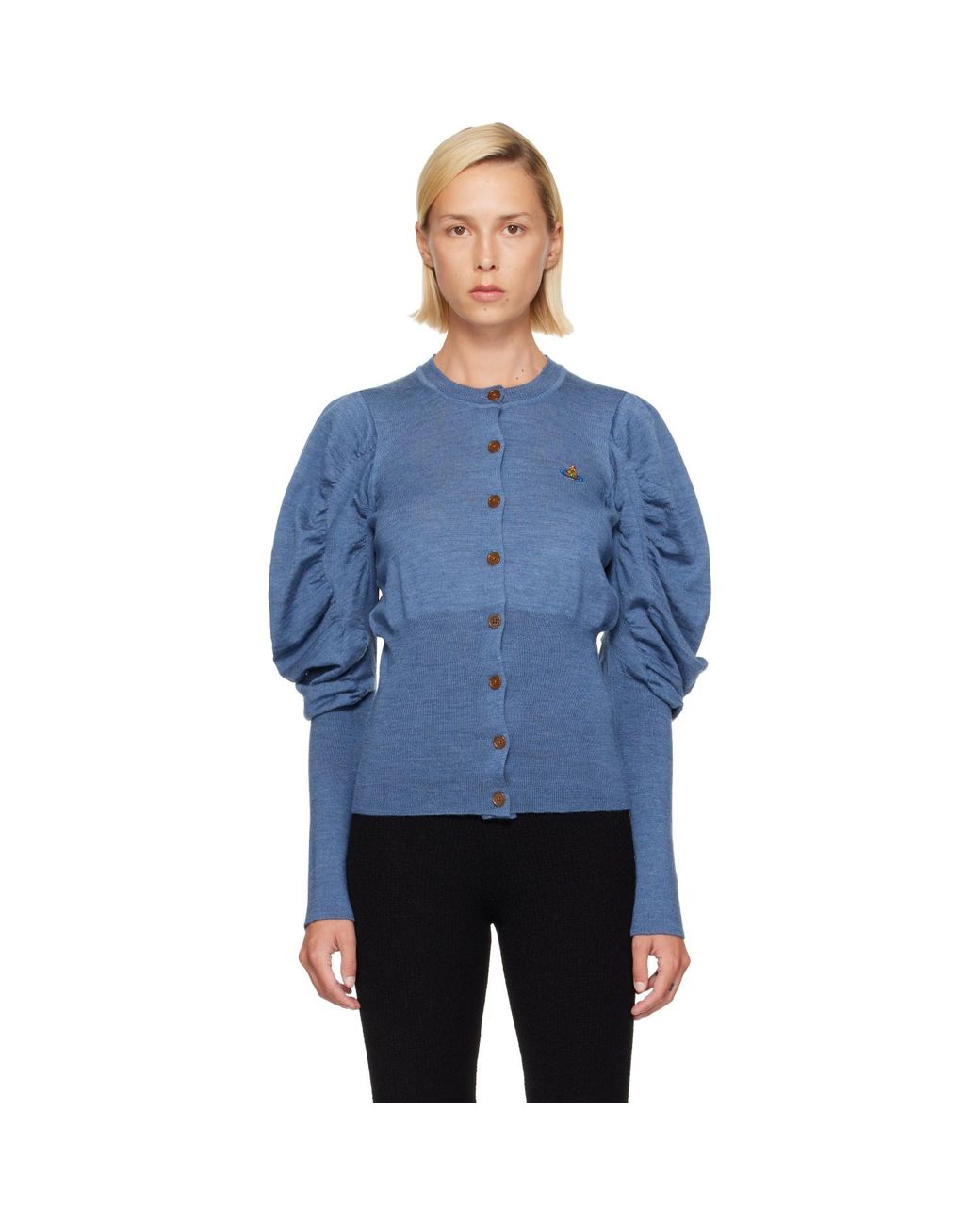 Vivienne Westwood Blue Eli Cardigan