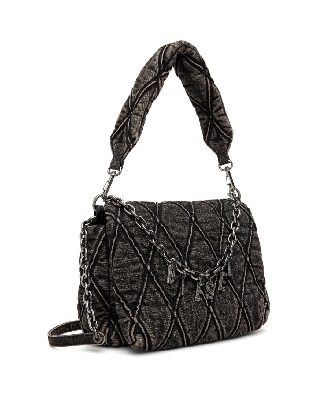 DIESEL Black Dsl 3D X Camera Bag for men