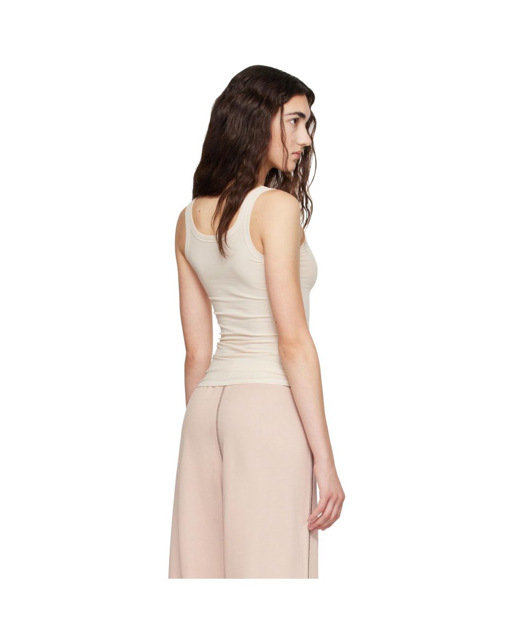 Baserange Natural Off- Heart Tank Top