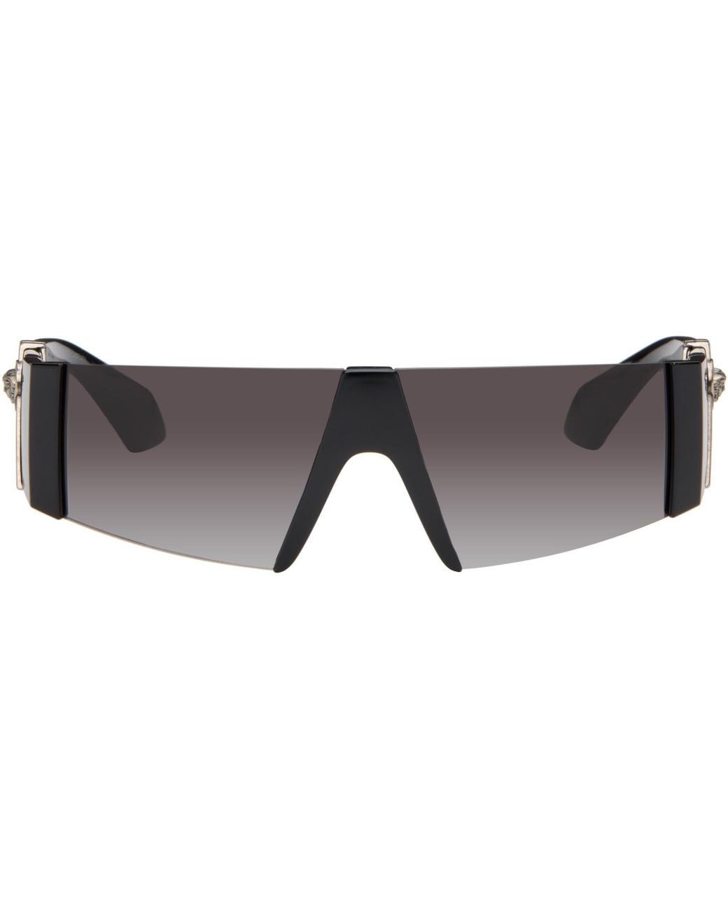 Versace Gray Edge Mask Sunglasses