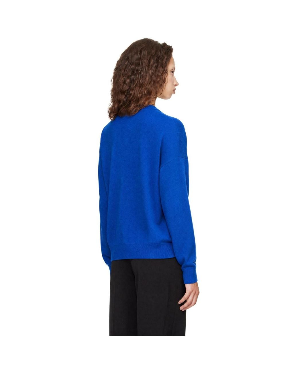 Staud Blue Spencer Cashmere Sweater