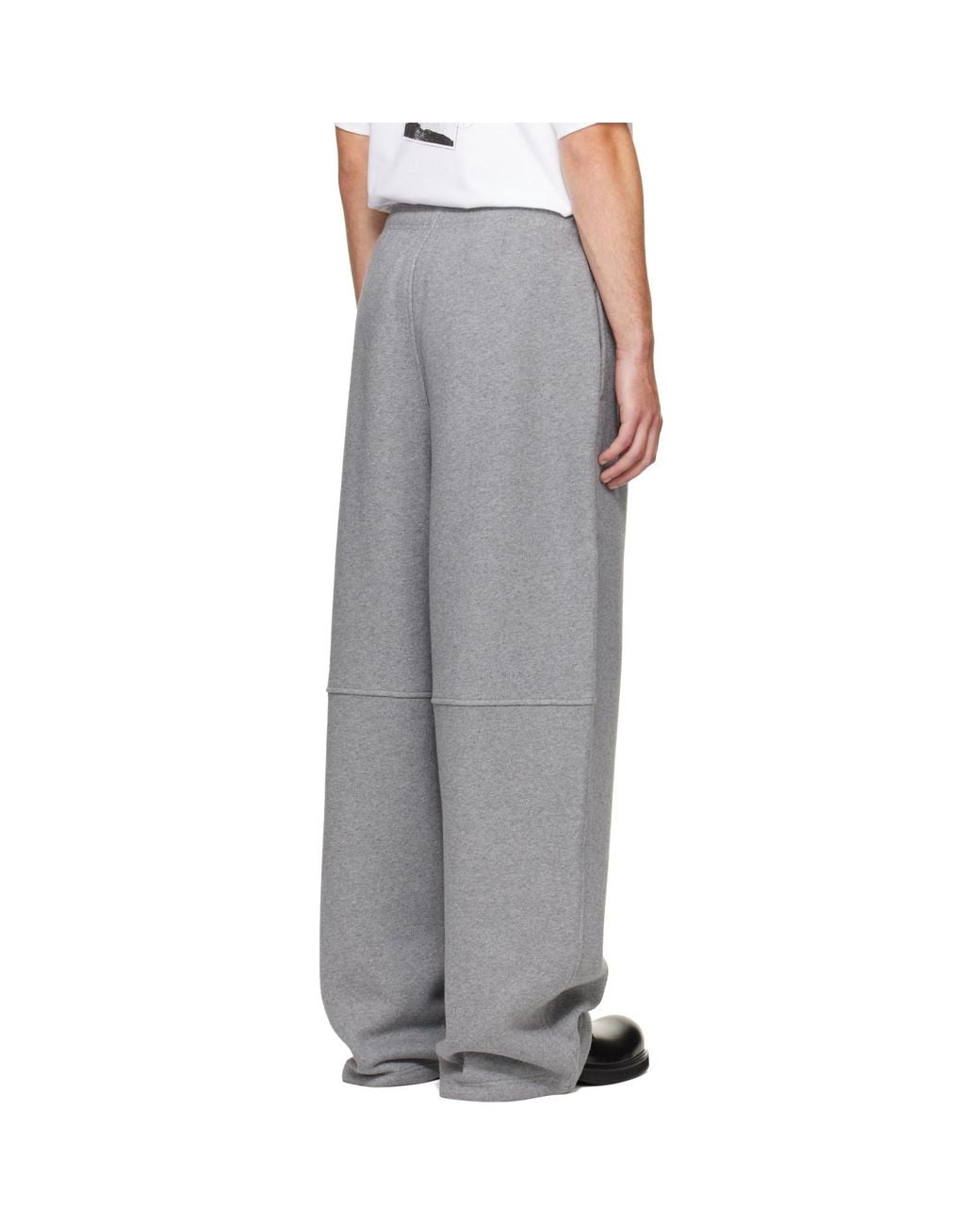 Alexander Wang Gray Rhinestone Mid Rise Sweatpants for men