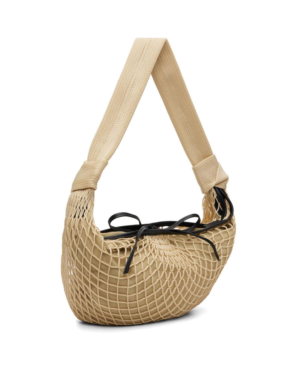 Lemaire Metallic Fortune Croissant Filt Bag