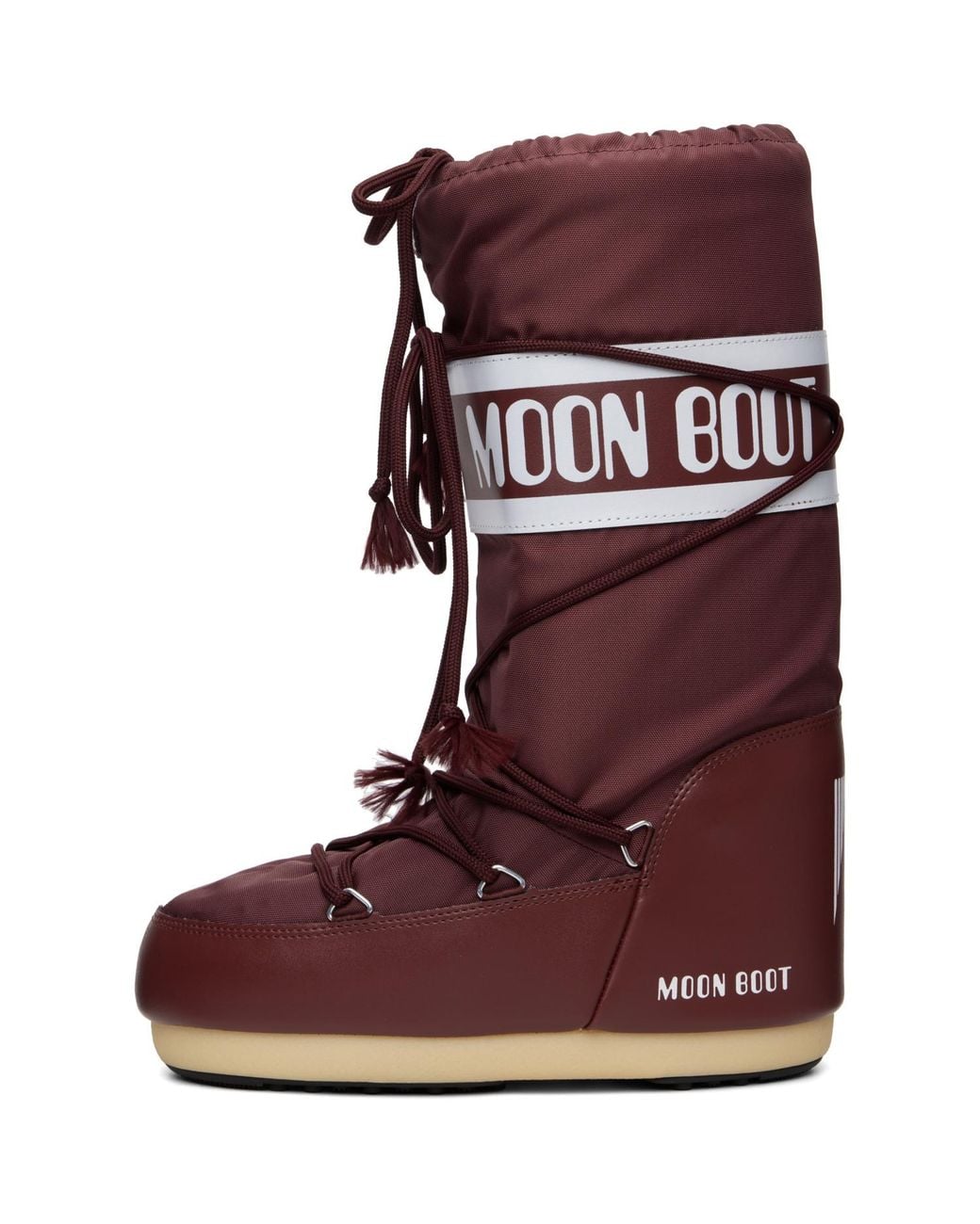 Moon Boot Red Icon Nylon Boots