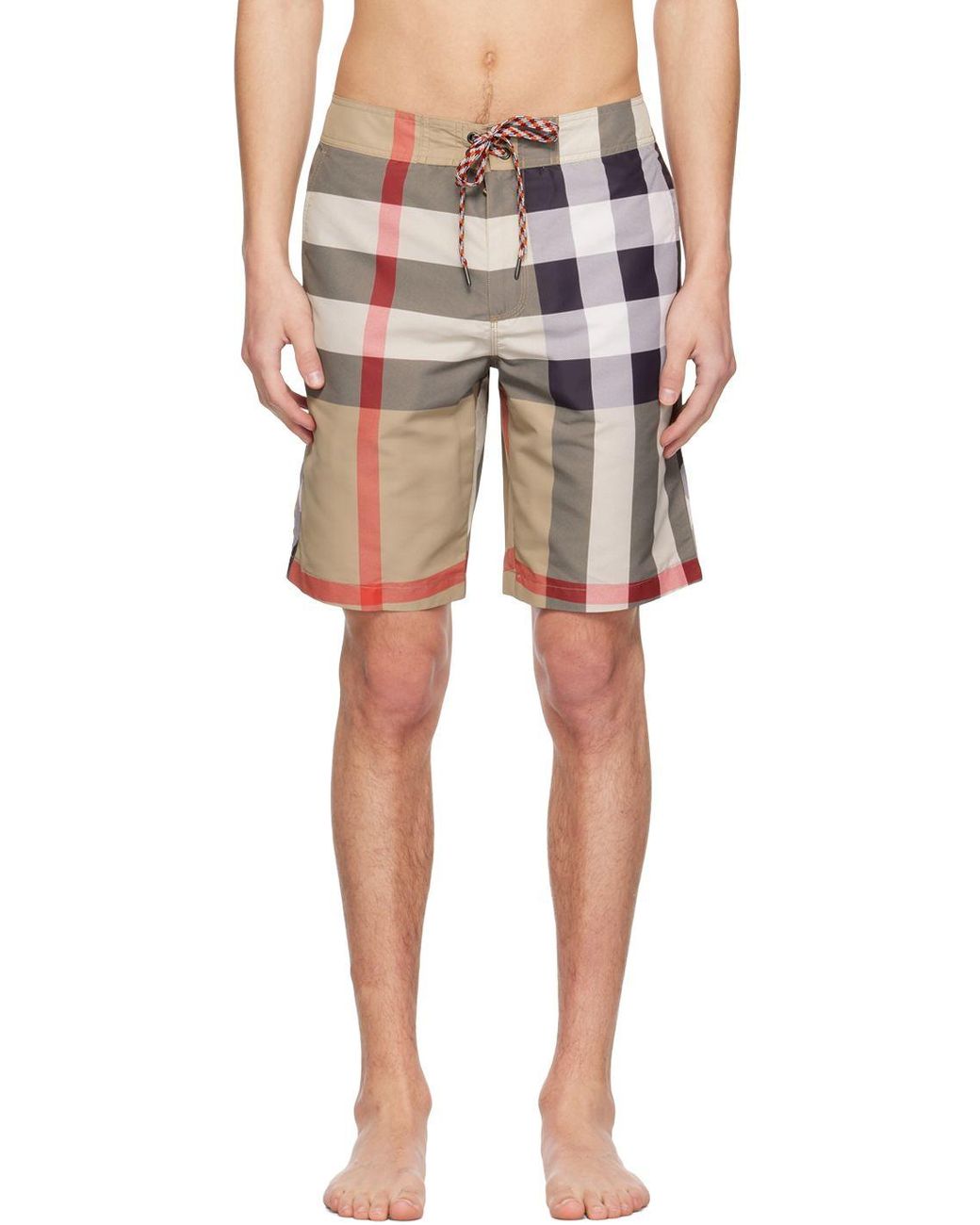 Check drawcord swim shorts Clearance