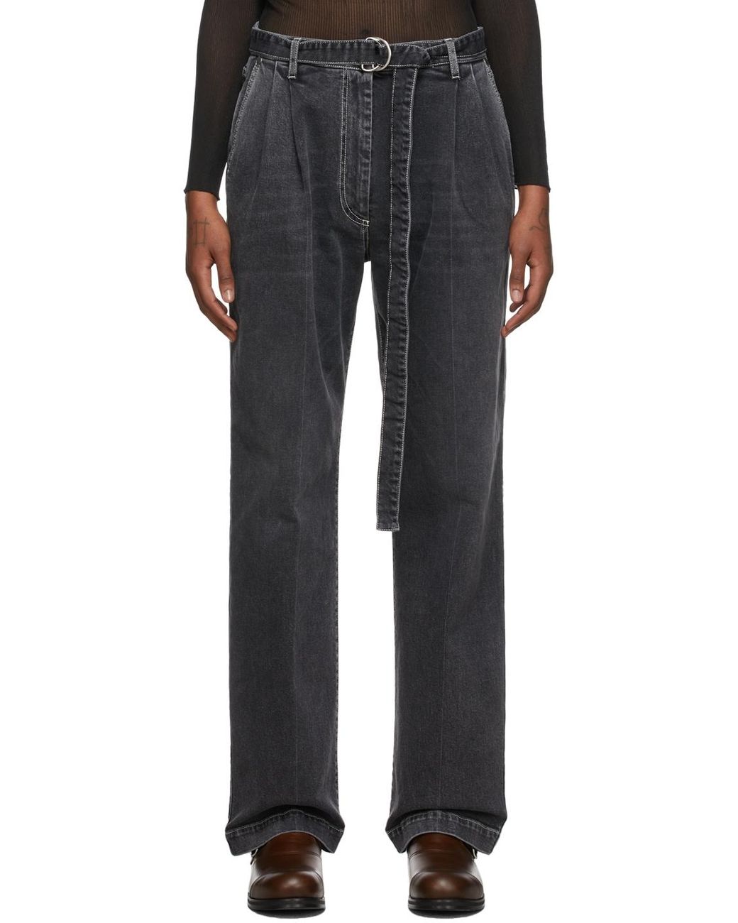 Peter Do Denim Black Peter Jeans in Grey (Gray) for Men | Lyst