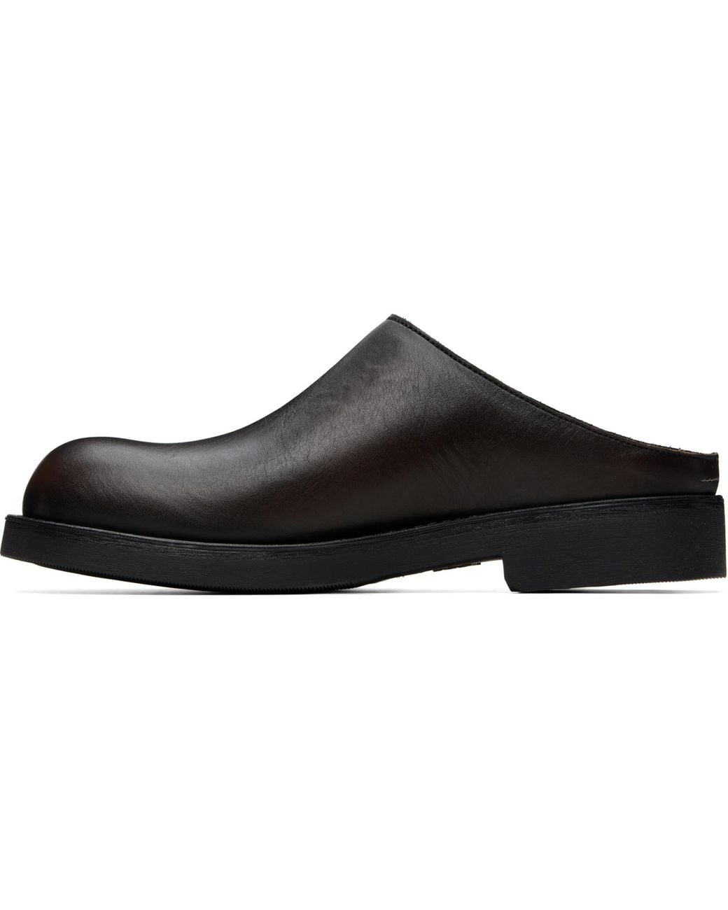 MM6 by Maison Margiela Black Slipper Loafers for men