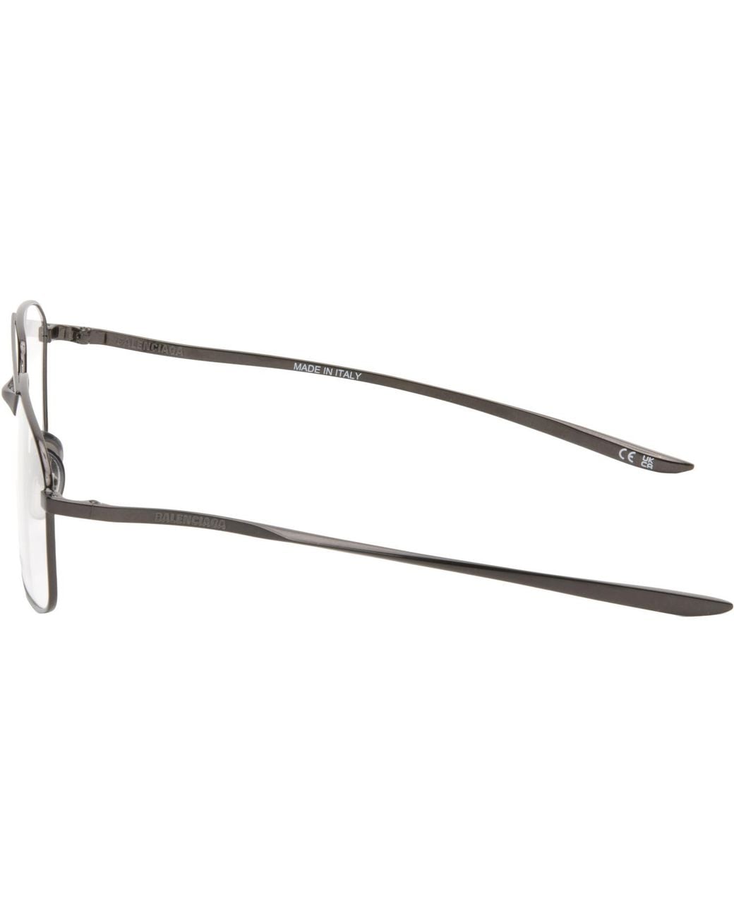 Balenciaga Black Everyday Optical Frame Glasses for men