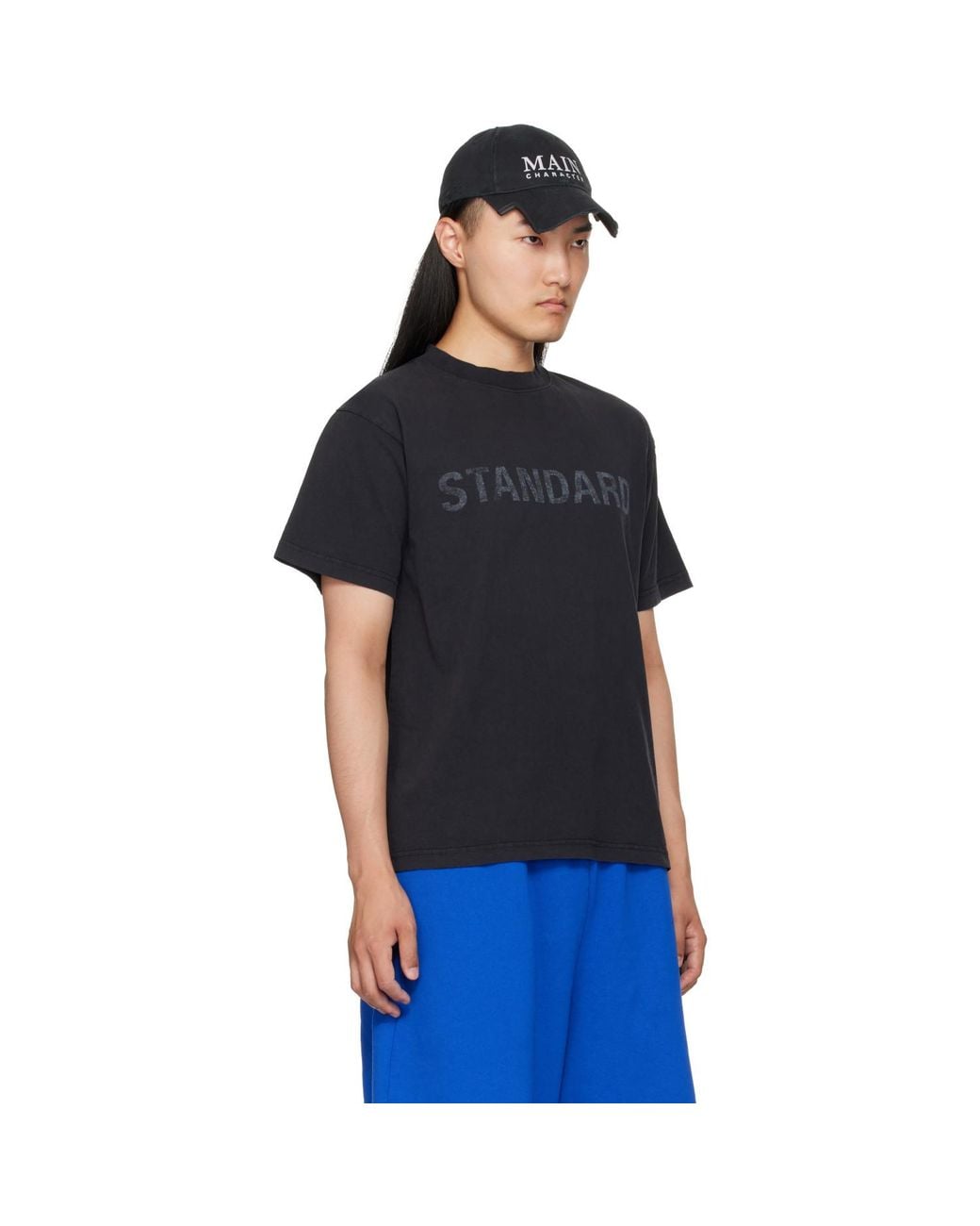 Balenciaga Black 'Standard' T-Shirt for men
