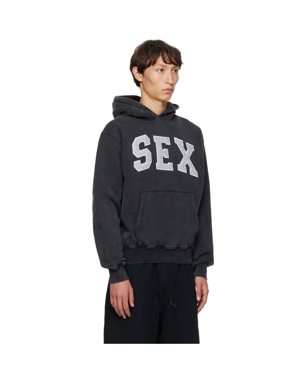 Carne Bollente Black 'The Sex' Hoodie for men