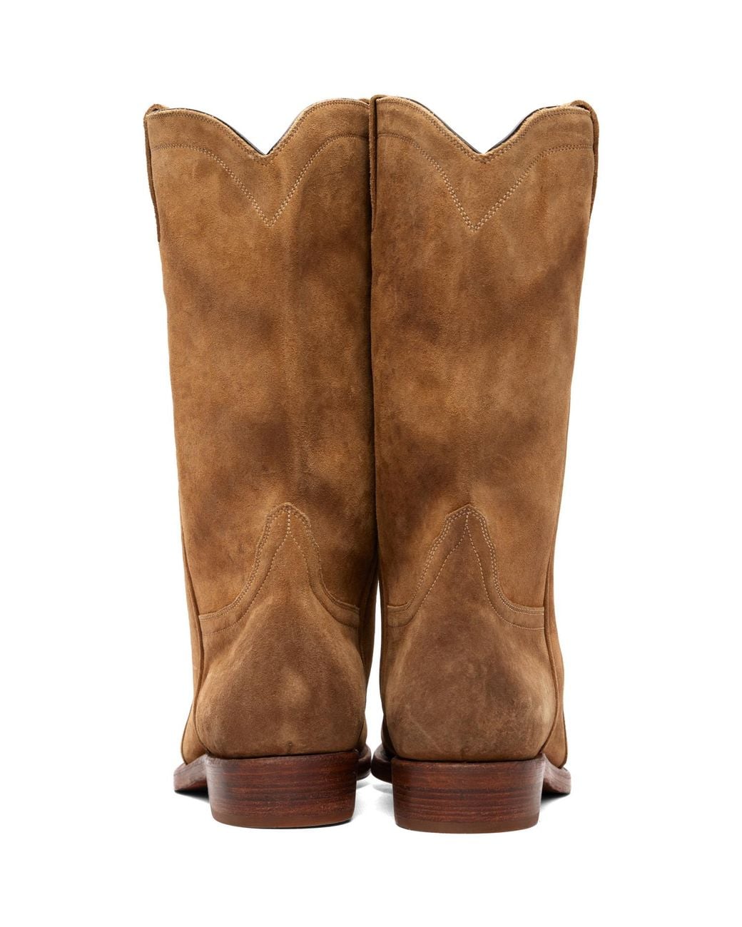 Jil Sander Brown Tan Suede Boots