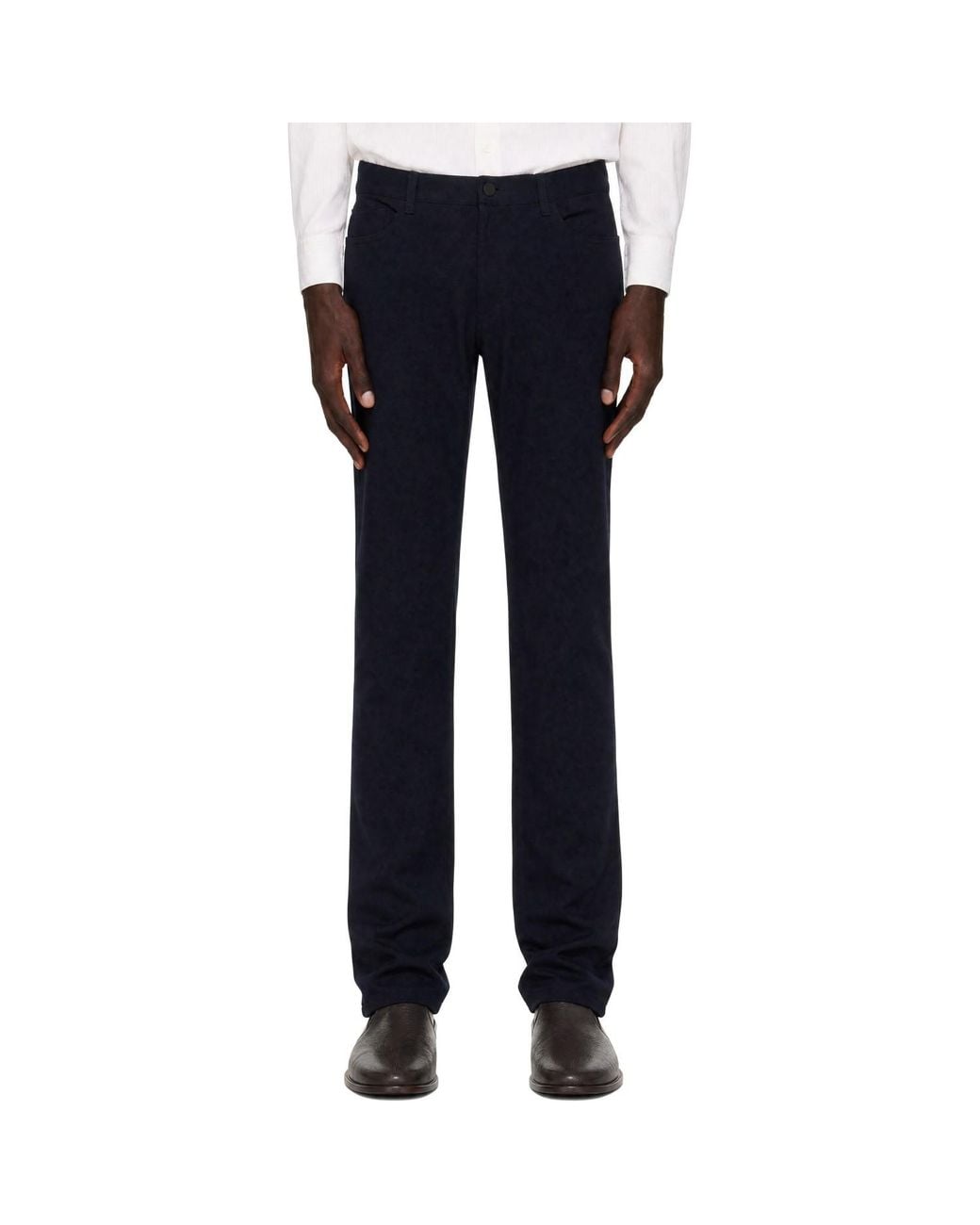 Theory Blue Raffi 5-Pocket Neoteric Twill Trousers for men