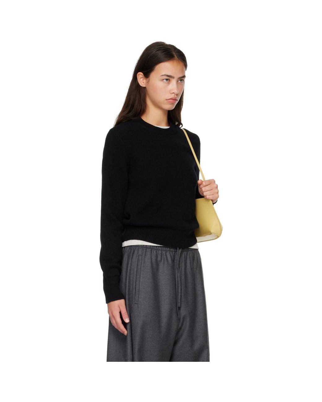 &Daughter Black Sligo Crewneck Sweater