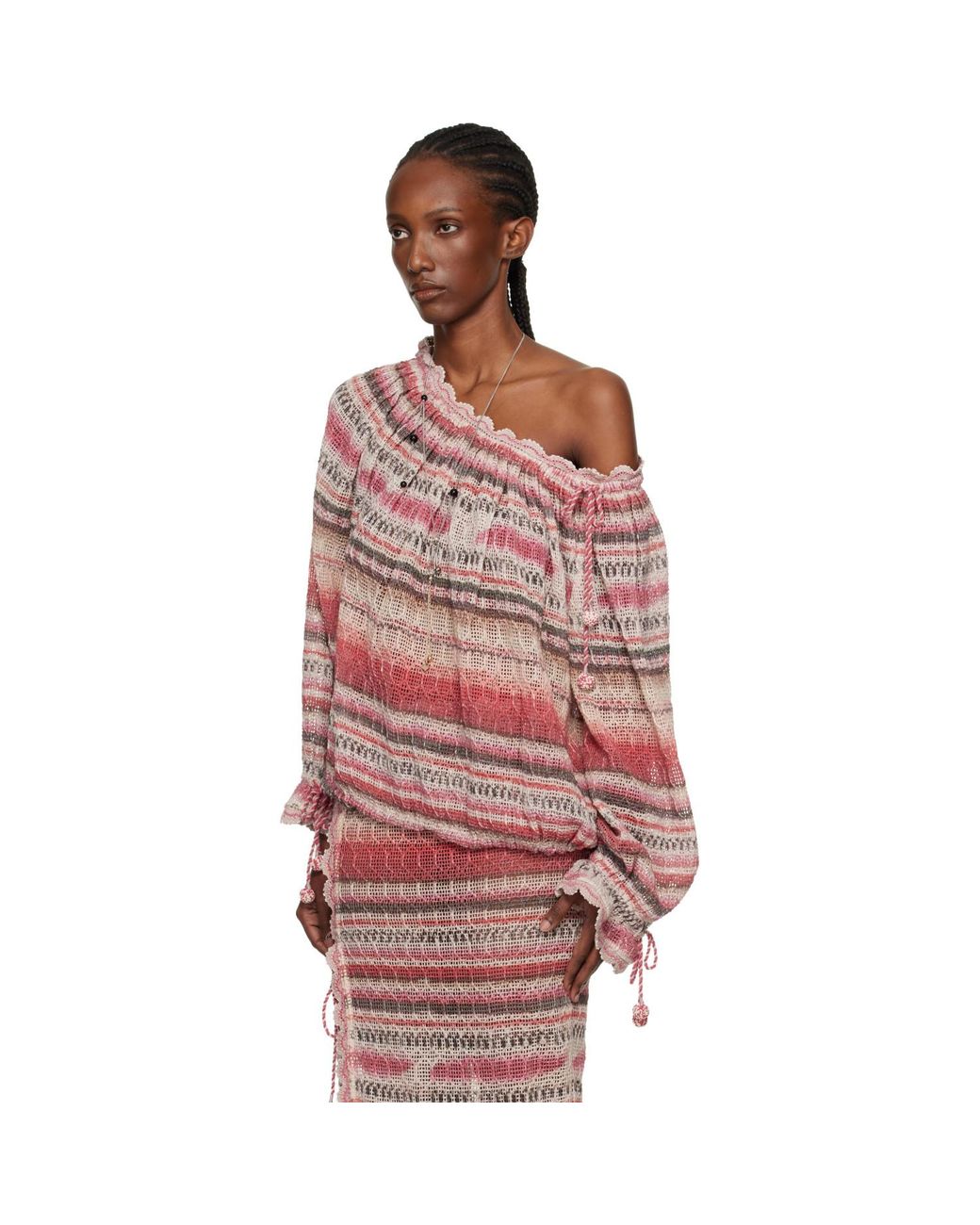 Isabel Marant Red Nalyna Long Sleeve Top