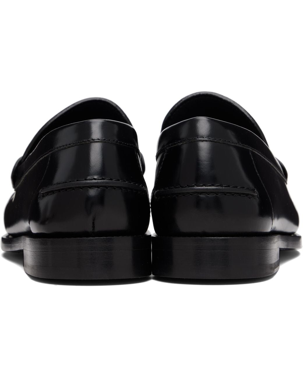 メンズ Versace ブラック メドゥーサ '95 エンベリッシュド ローファー Black