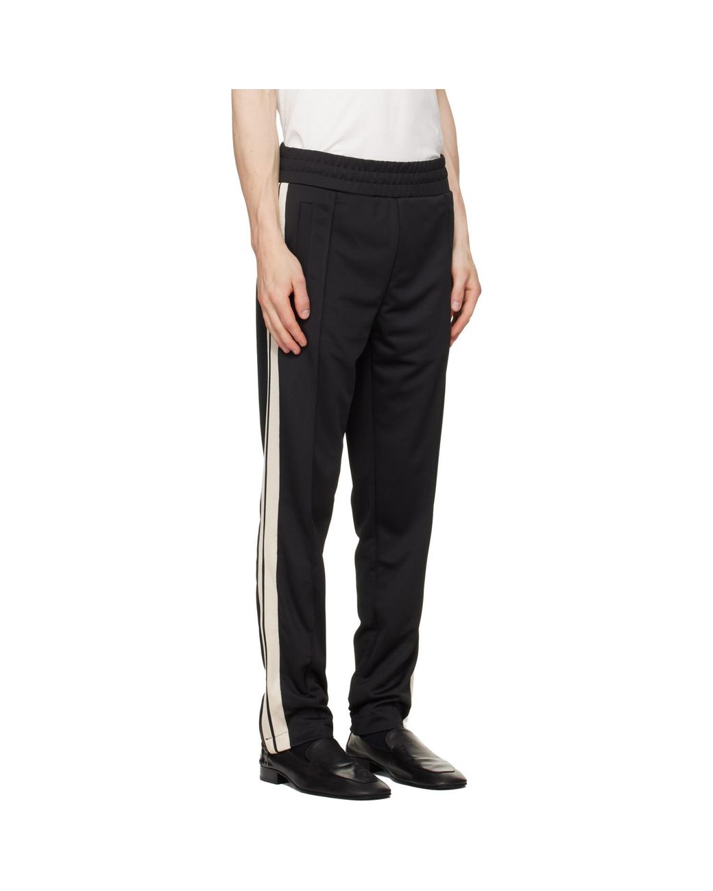 Palm Angels Black Tree Logo Track Pants for men