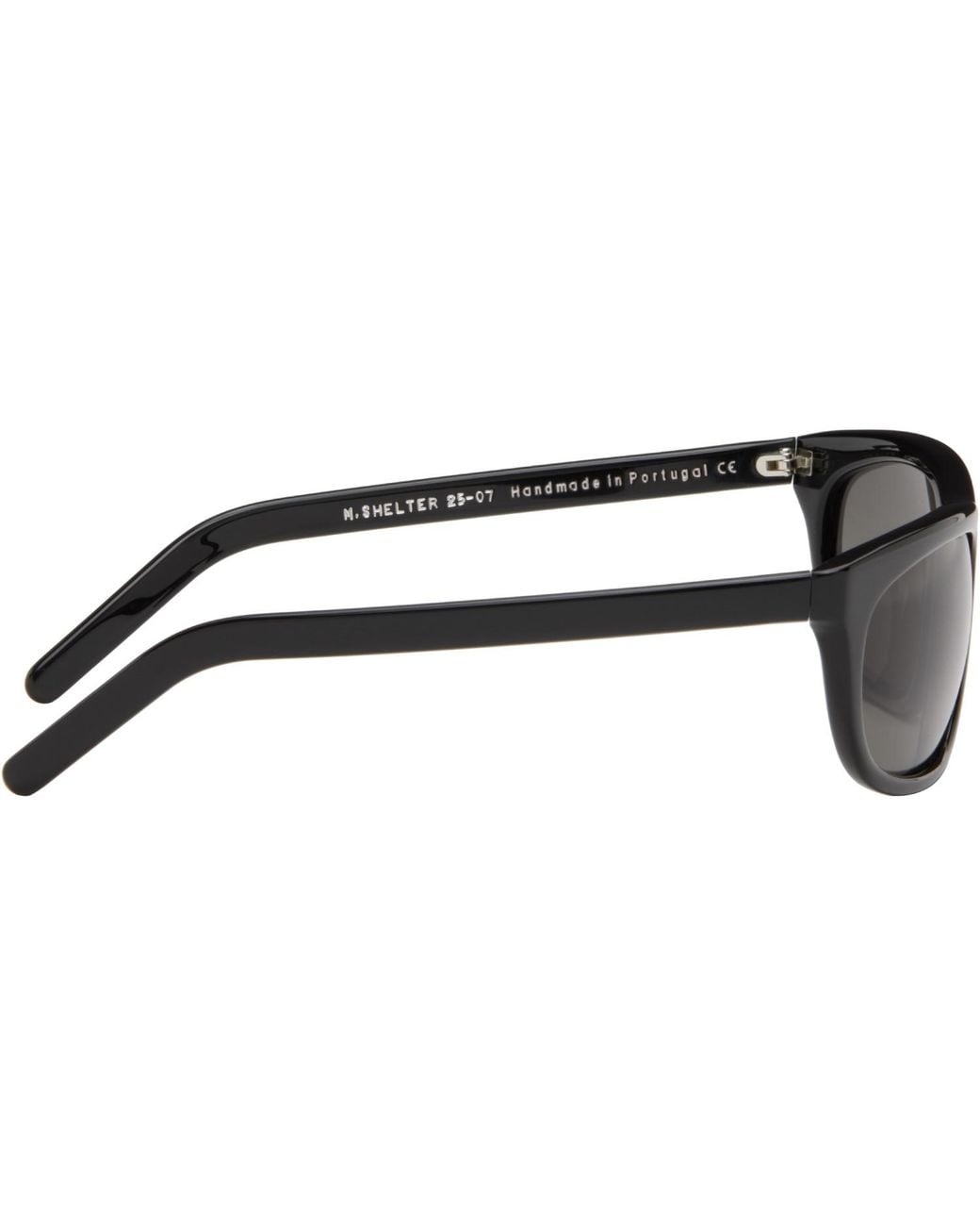 Our Legacy Black Shelter Sunglasses for men