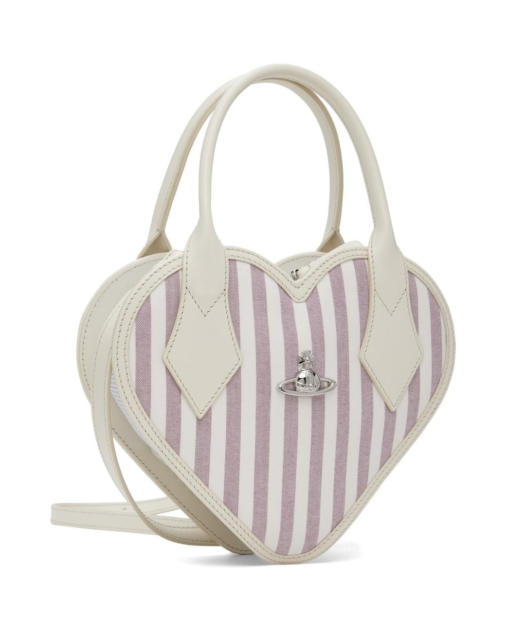 Vivienne Westwood Multicolor Off- & Josephine Heart Crossbody Bag