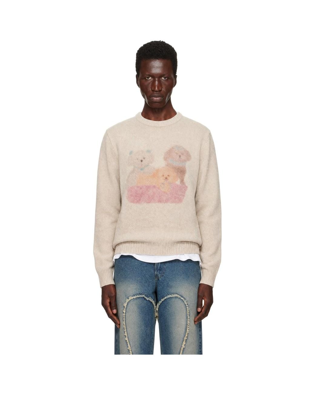 Carne Bollente Natural Carne Kennel Club Sweater for men